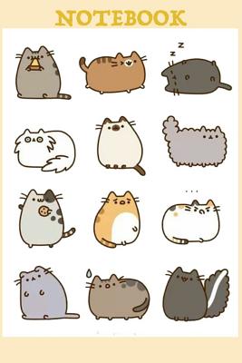 Notebook: Unlined Notebook - Large (6 x 9 inches) - 110 Pages - Cat cute - Notebooks, Happy Cute