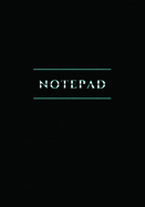 Notepad: (7" x 10") Notebook