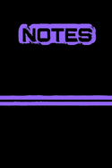 Notes: (6" x 9") Notebook