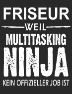 Notizbuch: F?r Friseure, ?ber 100 Seiten Dot Grid Punkteraster F?r Alle Notizen, Termine Oder Skizzen, Jounal Format A4+