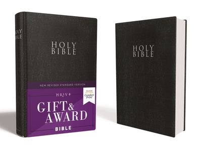 Nrsv, Gift and Award Bible, Leather-Look, Black, Comfort Print - Zondervan