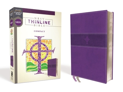 Nrsv, Thinline Bible, Compact, Leathersoft, Purple, Comfort Print - Zondervan