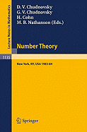 Number Theory: A Seminar Held at the Graduate School and University Center of the City University of New York 1983-84