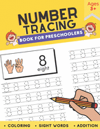 Number Tracing Book for Preschoolers: Lots of Fun Number tracing books for kids ages 3-5, Number tracing workbook, Number Tracing Book (Math Activity Book)