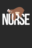 Nurse: Funny Sloth Journal, College Ruled Lined Paper, 120 Pages, 6 X 9