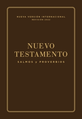 Nvi, Nuevo Testamento de Bolsillo, Con Salmos Y Proverbios, Revisin 2022, Leatherflex, Caf - Vida, and Nueva Versin Internacional