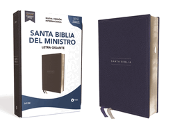 Nvi, Santa Biblia del Ministro, Texto Revisado 2022, Leathersoft, Azul Marino, Con ndice, Palabras de Jess En Rojo
