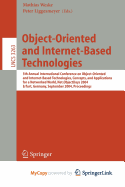 Object-Oriented and Internet-Based Technologies: 5th Annual International Conference on Object-Oriented and Internet-Based Technologies, Concepts, an