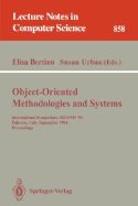 Object-Oriented Methodologies and Systems: International Symposium Isooms '94, Palermo, Italy, September 21-22, 1994. Proceedings