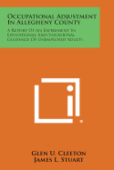 Occupational Adjustment in Allegheny County: A Report of an Experiment in Educational and Vocational Guidance of Unemployed Adults