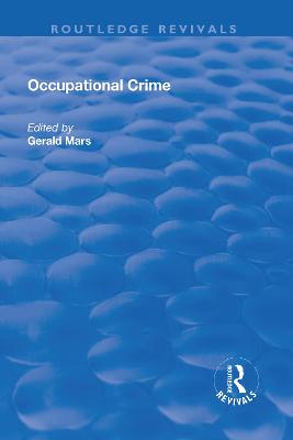 Occupational Crime - Mars, Gerald (Editor)