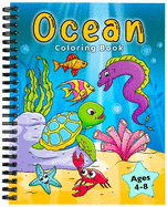 Ocean Coloring Book for Kids Ages 4-8