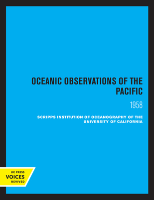 Oceanic Observations of the Pacific, 1958 - Scripps Institution of Oceanography