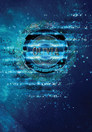 Olivia Notebook: Art Deco - 7"X10" Blue Spiritual Cosmic Composition Book