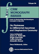 On Finiteness in Differential Equations and Diophantine Geometry - Schlomiuk, Dana