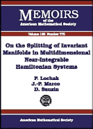 On the Splitting of Invariant Manifolds in Multidimensional Near-Integrable Hamiltonian Systems - Haagerup, U, and Lochak, P