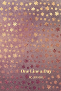 One Line A Day Journal: Pretty Stars One Line A Day Journal To Write In, Five-Year Memory Book, Diary, Notebook, Lined Blank Pages