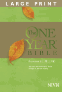 One Year Premium Slimline Bible-NIV-Large Print