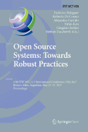 Open Source Systems: Towards Robust Practices: 13th Ifip Wg 2.13 International Conference, OSS 2017, Buenos Aires, Argentina, May 22-23, 2017, Proceedings