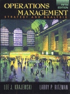 Operations Management - Krajewski, Lee J., and Ritzman, Larry P.