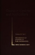 Operator Algebras and Applications - American Mathematical Society, and Kadison, Richard V