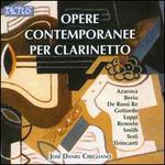 Opere Contemporanee per Clarinetto - Jos Daniel Cirigliano (clarinet)