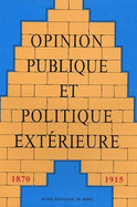 Opinion publique et politique extrieure : colloque