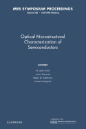 Optical Microstructural Characterization of Semiconductors: Volume 588