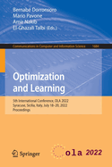 Optimization and Learning: 5th International Conference, Ola 2022, Syracuse, Sicilia, Italy, July 18-20, 2022, Proceedings