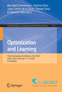 Optimization and Learning: Third International Conference, Ola 2020, Cdiz, Spain, February 17-19, 2020, Proceedings
