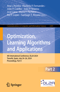 Optimization, Learning Algorithms and Applications: 4th International Conference, OL2A 2024, Tenerife, Spain, July 24-26, 2024, Proceedings, Part I