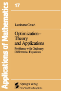 Optimization--Theory and Applications: Problems with Ordinary Differential Equations