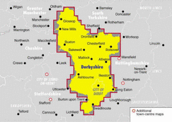 Ordnance Survey Derbyshire Street Atlas