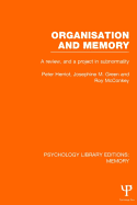 Organisation and Memory (Ple: Memory): A Review and a Project in Subnormality