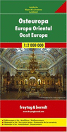 Osteuropa, Autokarte 1:2 000 000 =: Eastern Europe, Road Map 1:2 000 000 = Europe Orientale, Carte Routiere 1:2 000 000 = Carta Stradale 1:2 000 000 - Freytag
