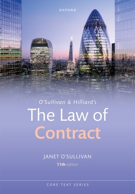 Osullivan & Hilliards the Law of Contract 11E Paperback - O'Sullivan