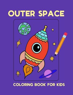 Outer space coloring book for kids - Bana[, Dagna