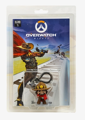 Overwatch McCree Comic Book and Backpack Hanger - Brooks, Robert