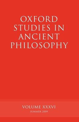 Oxford Studies in Ancient Philosophy - Inwood, Brad (Editor)