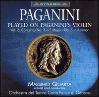 Paganini Played on Paganini's Violin, Vol. 2 - Massimo Quarta (violin); Massimo Quarta (candenza); Orchestra del Teatro Carlo Felice di Genova; Massimo Quarta (conductor)