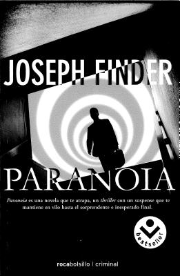 Paranoia - Finder, Joseph, and Vasquez, Juan Gabriel (Translated by)