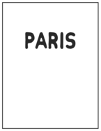 Paris: White and Black Decorative Book - Perfect for Coffee Tables, End Tables, Bookshelves, Interior Design & Home Staging Add Bookish Style to Your Home- Paris