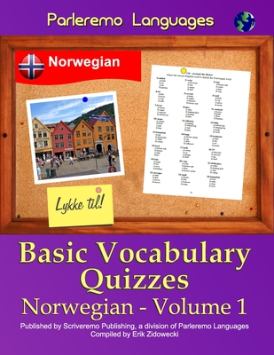 Parleremo Languages Basic Vocabulary Quizzes Norwegian - Volume 1 - Zidowecki, Erik