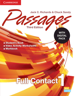 Passages Level 1 Full Contact with Digital Pack - Richards, Jack C., and Sandy, Chuck