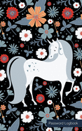 password logbook: Unicorn A convenient method to store passwords Usernames Internet Websites login with tabs alphabetical
