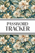 Password Tracker (Gardenias): 6"x9" Alphabetical Password Logbook for Easy Organization