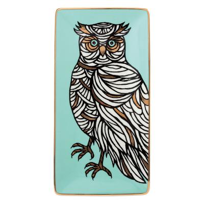 Patch NYC Owl Rectangle Porcelain Tray - Galison, and Patch Nyc (Illustrator)