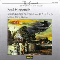Paul Hindemith: Streichquartette Nos. 2 & 6 - Joel Krosnick (cello); Joel Smirnoff (violin); Juilliard String Quartet; Juilliard String Quartet (strings);...