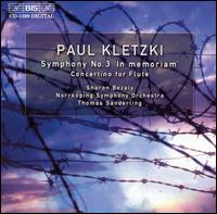 Paul Kletzki: Symphony No. 3; Concertino for flute - Sharon Bezaly (flute); Norrkping Symphony Orchestra; Thomas Sanderling (conductor)
