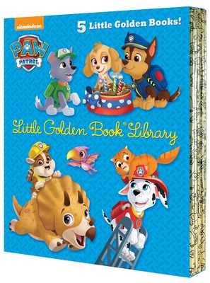 Paw Patrol Little Golden Book Library (Paw Patrol): Itty-Bitty Kitty Rescue; Puppy Birthday!; Pirate Pups; All-Star Pups!; Jurassic Bark! - Various
